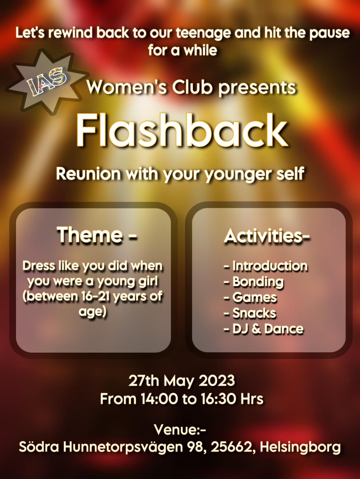 IAS Womens Club - Flashback