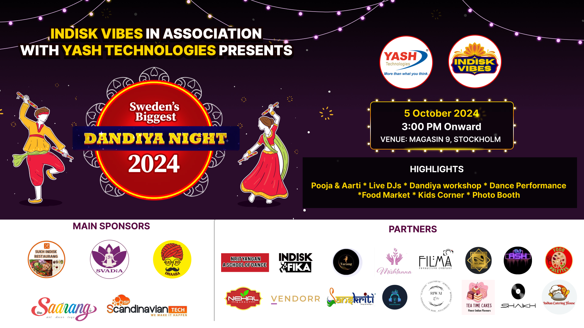 Swedens Biggest Dandiya Night 2024
