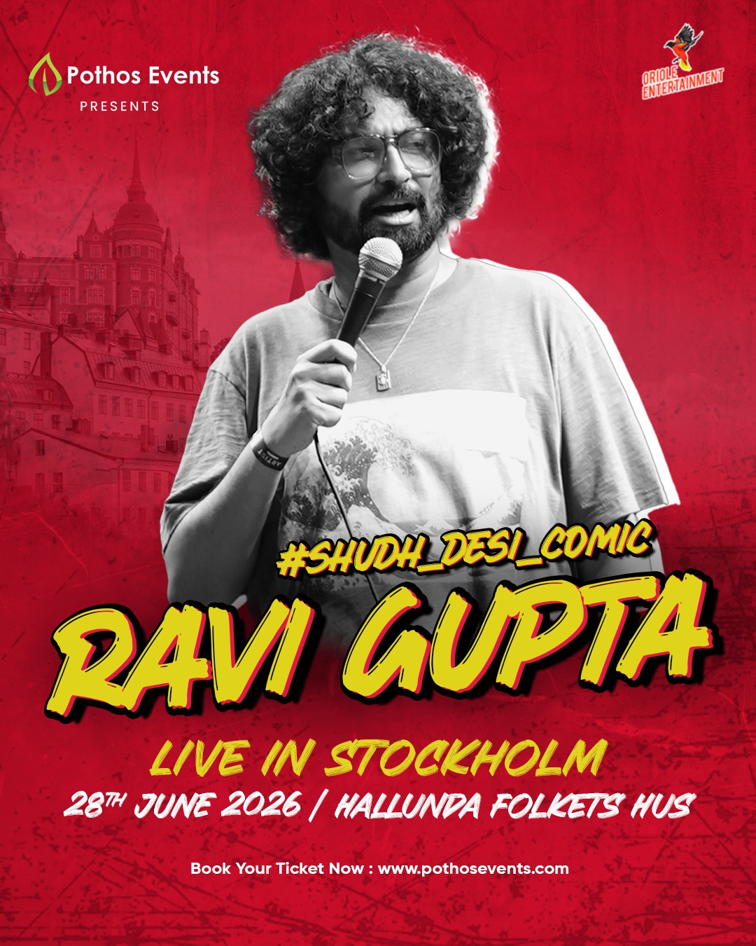 Ravi Gupta LIVE in Stockholm