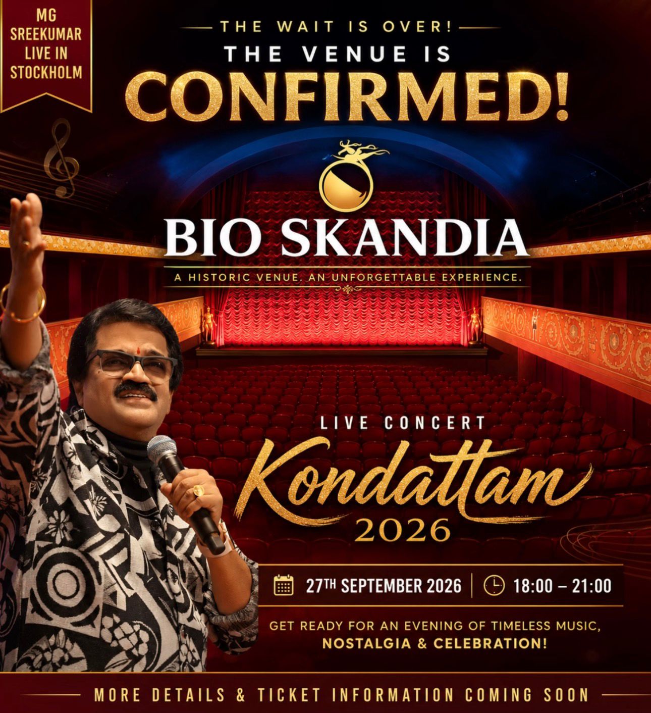 Kondattam 2026 Live in Stockholm 
