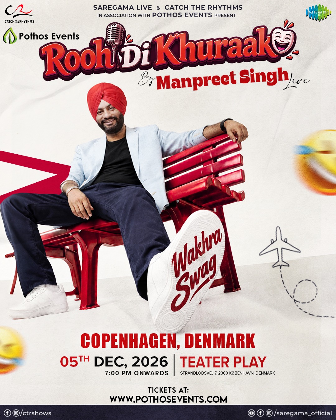Rooh Di Khuraak By Manpreet Singh in Copenhagen
